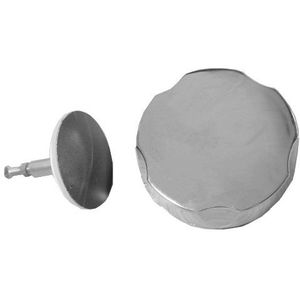 Losse Plug + Draaiknop Tbv Badwaste Chroom