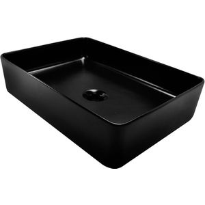 Waskom Liber Opzet Model Rechthoek 35X50X14.5Cm Zwart