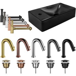 Fonteinset BWS Mini Links Mat Zwart (Mix & Match)
