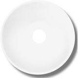 Waskom bws wanda solid surface rond 21 cm mat wit