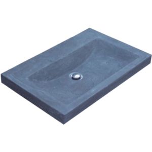 Wasblad sanilux trend stone 60x47x5 cm natuursteen (zonder kraangat)
