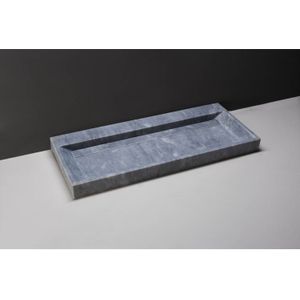 Wastafel Forzalaqua Bellezza Cloudy Marmer Gezoet 100,5x51,5x9 cm Zonder Kraangat