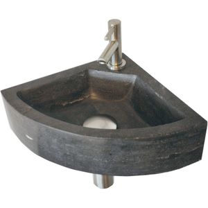 BWS - Hardstenen Hoekfontein - 30x30x10 cm - Natuursteen