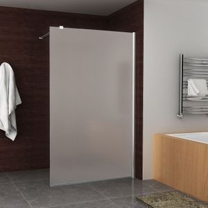 BWS Inloopdouche Davos Wit Melkglas 90x200 cm 10 mm NANO Coating