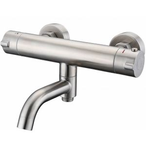 Badkraan Opbouw Sanilux RVS Rond