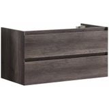 Onderkast sanilux infinity 100x47x50 cm century oak (exclusief wastafel)