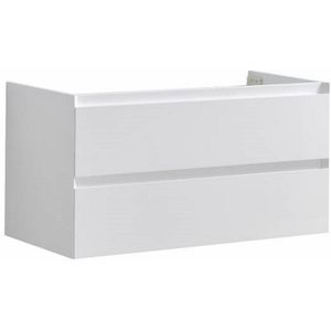 Onderkast sanilux infinity 100x47x50 cm hoogglans wit