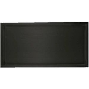 Inbouwnis sanilux wandmontage 60x30 cm mat zwart