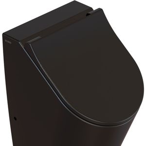 Urinoir Deksel - Globo Forty3 - Mat Zwart - Softclose Systeem