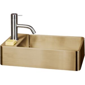 Fontein lanesto vanity 22x40x10 cm rvs gold