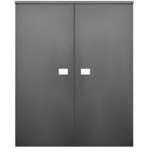 Kolomkast sanicare q5 2 soft-close deuren 90 cm hoogglans wit