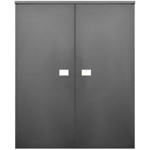 Sanicare - Q5 - Kolomkast - Antraciet - 2 Soft-Close Deuren