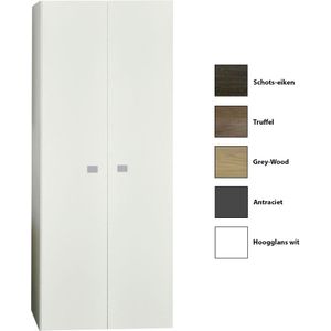 Sanicare - Q5 Kolomkast - Truffel - 2 Soft-Close Deuren - 160 cm