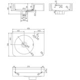 Ideavit Fontein Solidbrio 45x30x14 cm Solid Surface Mat Wit