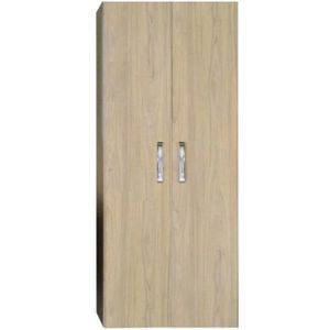 Kolomkast Dubbel Sanicare Q9/Q10/Q11 Soft-Closing Deuren Chromen Greep 160x67x32 cm Antraciet
