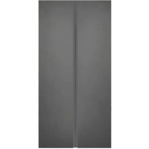 Kolomkast sanicare q7 2-deurs soft-closing greeploos 160x67x32 cm hoogglans wit