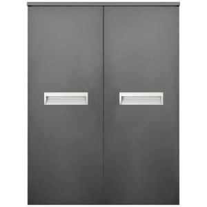 Kolomkast Sanicare Q2/Q3/Q8 2-Deurs Soft-Closing Alu Greep 90x67x32 cm Hoogglans Wit