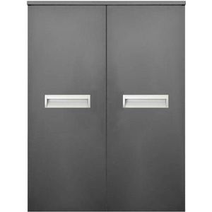 Kolomkast sanicare q2/q3/q8 2-deurs soft-closing 90x67x32 cm antraciet