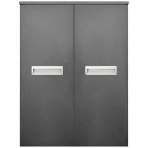 Kolomkast sanicare q2/q3/q8 2-deurs soft-closing 90x67x32 cm grey-wood