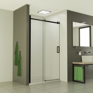 Nisdeur BWS Subliem 8mm Schuifdeur Zwart