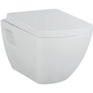 Wandcloset BWS Design Square met Bidet Keramiek Wit (Excl. Zitting)