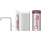 Quooker Cube Fusion Square RVS met Combi+ Boiler