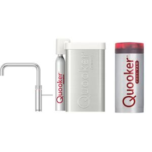 Quooker cube fusion square chroom met pro3-vaq boiler