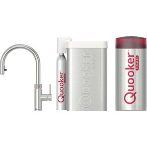 Quooker Combi+ Flex RVS met Cube