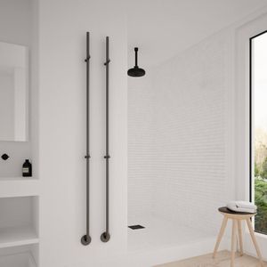 Instamat elektrische radiator stick jay | 175 cm | 29w | mat zwart