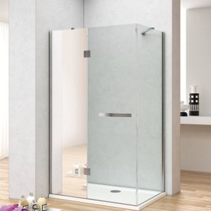 Douchecabine lacus capraia mirror 100 cm klapdeur 8 mm helder/spiegel nanoglas