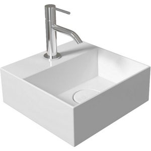 Fontein Salenzi Spy 30x30 cm Mat Wit (inclusief bijpassende waste)