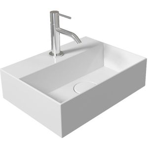 Fontein salenzi spy 40x30 cm mat wit