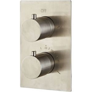Boss & Wessing - Exclusive - Inbouw Douchekraan - RVS - Thermostatisch - Inclusief Inbouwdeel
