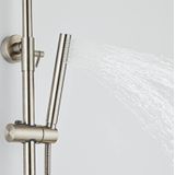 Regendouche bws exclusive 20 cm met staafhanddouche 304 rvs