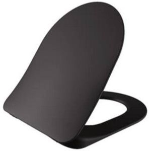 Boss & Wessing - QuickRelease & Softclose - WC-bril - Mat Zwart - Duroplast