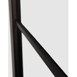 Bws douchecabine frame 140x90 cm 8 mm nano glas mat zwart raster