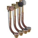 Salenzi - Giro - Badafvoer - Geborsteld Goud - Gegalvaniseerd Messing - Ø48 mm