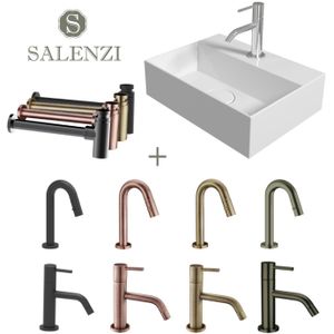 Salenzi fonteinset spy 40x30 cm mat wit