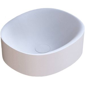 Wastafel Ideavit Colidcliff-40 Opbouw 40x35x12.5 cm Solid Surface Mat Wit