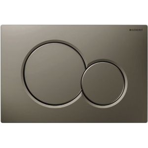 Bedieningsplaat sigma by geberit frontbediening mat donkerbruin