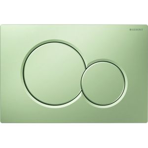Bedieningsplaat Sigma by Geberit Frontbediening Mat Mintgroen