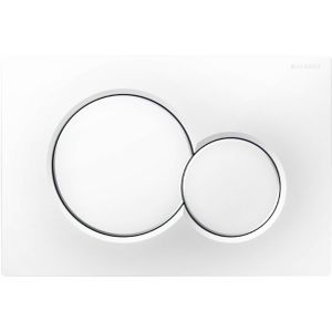 Bedieningsplaat sigma by geberit frontbediening mat wit