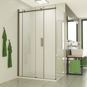 Bws douchecabine | supreme | rechthoek 120x80 cm | nano coating | rvs profiel