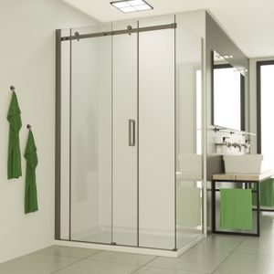 Douchecabine BWS Supreme 110x100 cm Nano Coating RVS Profiel