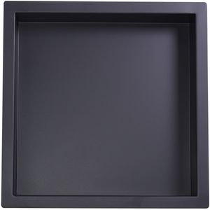 Inbouwnis bws elegance 30x30x7 cm mat zwart