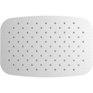 Hoofddouche bws ultra ovaal 30x30x2 cm geborsteld staal