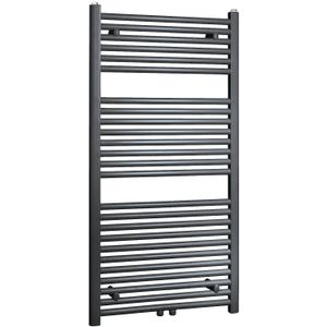 Radiator bws emma 118,5x60 cm midden-onder aansluiting antraciet (830 watt)