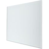 Ventilatierooster design bws ventilatie vierkant 10 cm vlak glas mat wit