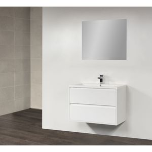 Badkamermeubelset new future small 80 cm hoogglans grijs