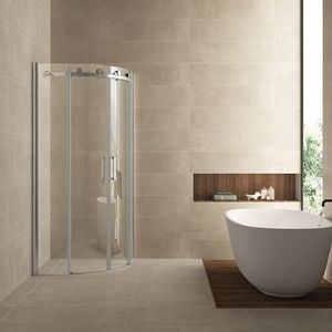 BWS Kwartrond Douchecabine 90x90 cm met 2 Schuifdeuren 8mm NANO coating